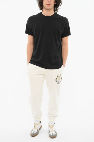 TODD SNYDER Crewneck T-shirt with Embroidered Logo