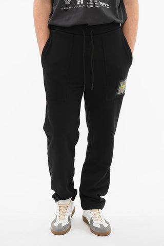 WKSP 4 Pocket Brushed Cotton Sweatpants with Patch