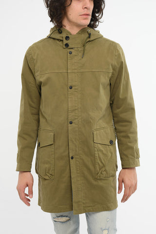 Double-layered Parka with Flap Pockets