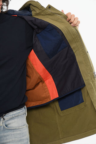 Double-layered Parka with Flap Pockets