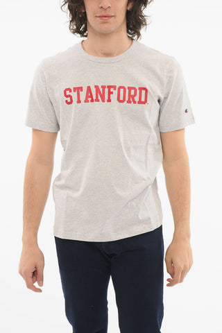 Crewneck T-shirt with Logo Print