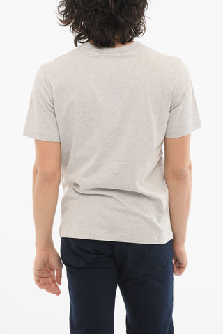 Crewneck T-shirt with Logo Print