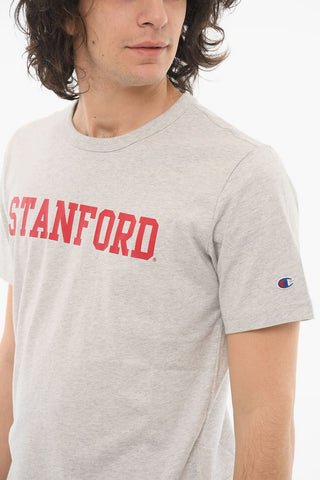 Crewneck T-shirt with Logo Print