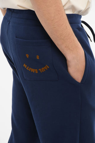 Drawstringed SMILE Joggers with Back Logo