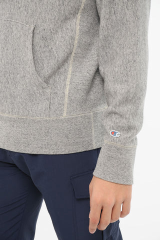 TODD SNYDER Hoodie Sweatshirt with Logo Patch