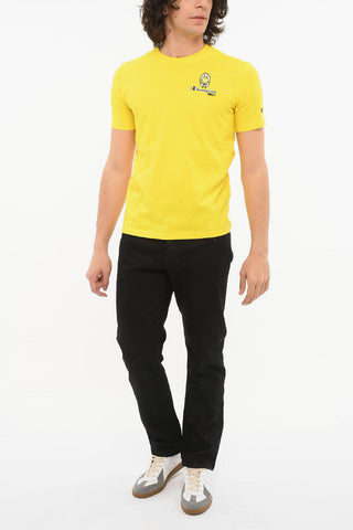 T-shirt SMILEY Girocollo con Logo Ricamato