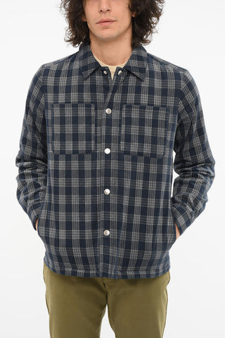 Padded MARCO Overshirt with Check Pattern