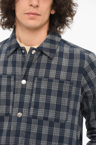 Padded MARCO Overshirt with Check Pattern