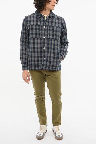 Padded MARCO Overshirt with Check Pattern
