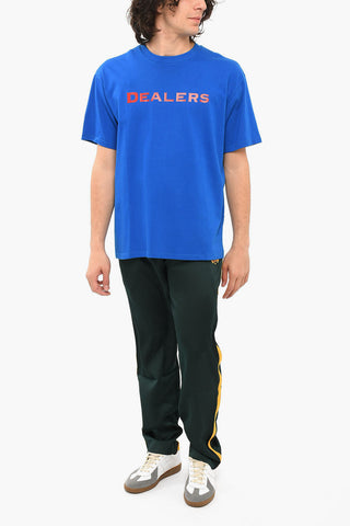T-shirt Girocollo con Lettering e Patch Multicolor 