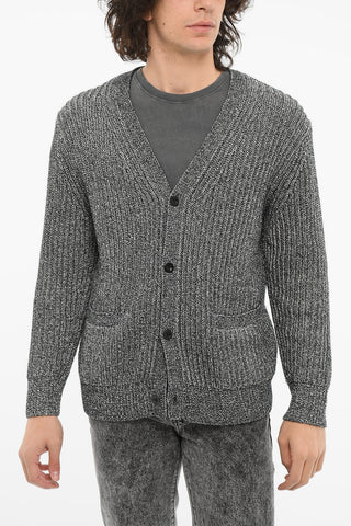 Cardigan in Maglia con Tasche