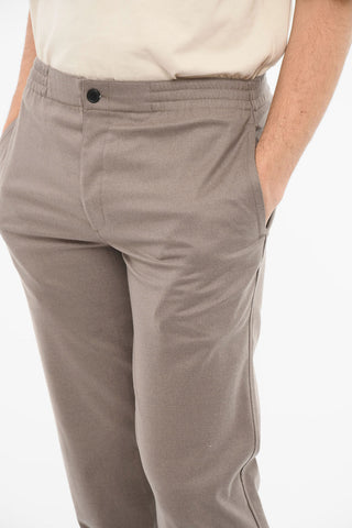 Straight-leg Trousers with Elasticated Waistband