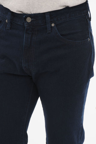 Jeans Loose Fit a Gamba Diritta con Logo Patch 20cm