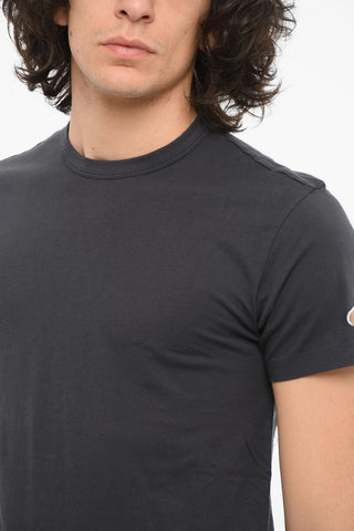 T-shirt girocollo con Ricamo Logo