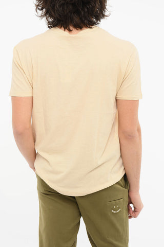 Crewneck T-shirt with Floral Print