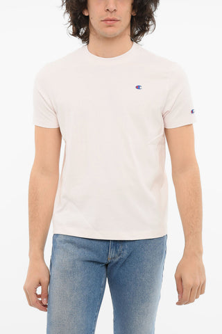 T-shirt girocollo con Ricamo Logo