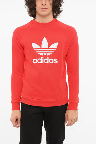 Crewneck Sweatshirt with Maxi Logo Print