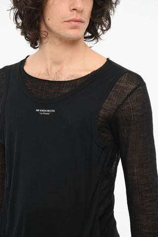 Double-layered LE FAUNE Long-sleeved Top