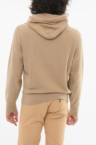 TODD SNYDER Felpa Hoodie con Logo Ricamato