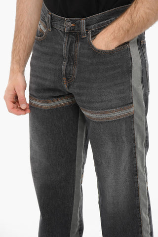 Regular Fit Mid Waist Straight Leg D-MAND-FS Jeans 21 cm