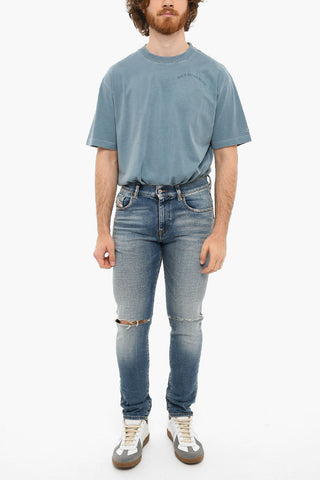 Distressed D-STRUKT Slim Fit Jeans 15 cm