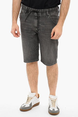 Denim D-KROOSHORT-T Shorts With Drawstrings