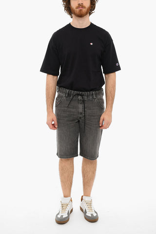 Denim D-KROOSHORT-T Shorts With Drawstrings