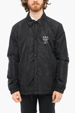 Logo print Lined Windbreaker