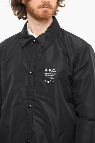 Logo print Lined Windbreaker