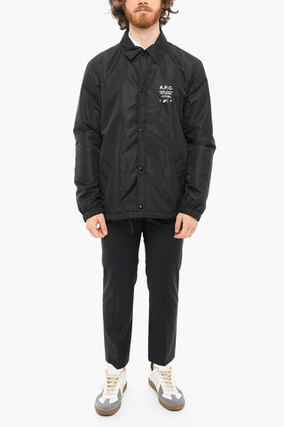 Logo print Lined Windbreaker