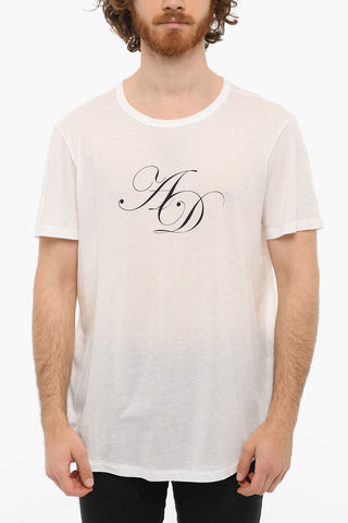Crewneck Printed AD Short Sleeved T-shirt