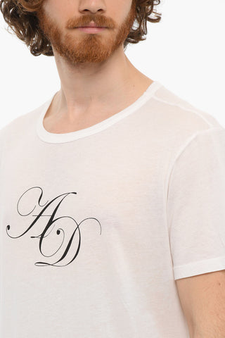 Crewneck Printed AD Short Sleeved T-shirt
