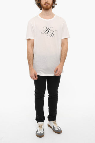 Crewneck Printed AD Short Sleeved T-shirt