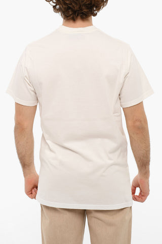 Embroidered Logo Crewneck Short Sleeved T-shirt