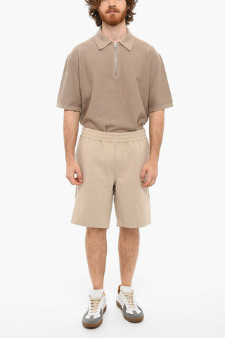 Cotton SMITH Shorts With Drawstrings
