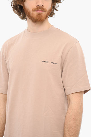 Crewneck NORSBRO Short Sleeved T-shirt With Logo Print