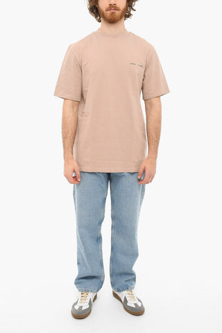 Crewneck NORSBRO Short Sleeved T-shirt With Logo Print