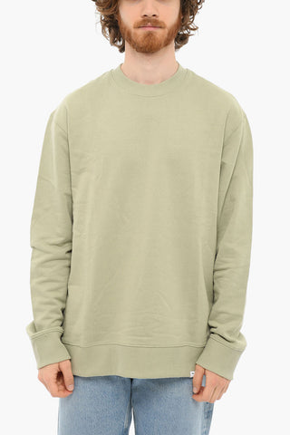 Brushed Cotton TOSCAN Crewneck Sweatshirt