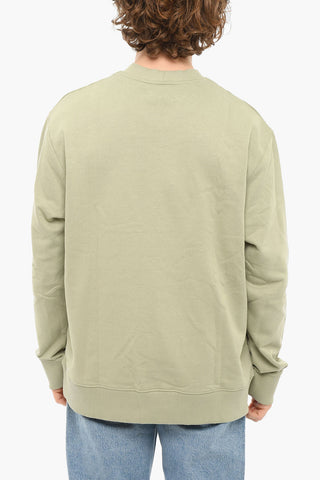 Brushed Cotton TOSCAN Crewneck Sweatshirt