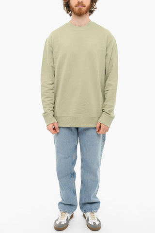 Brushed Cotton TOSCAN Crewneck Sweatshirt