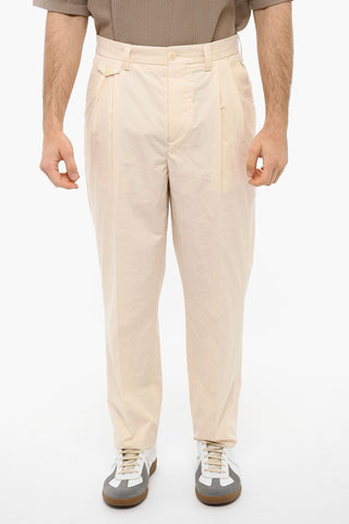 Pantaloni a 2 Pince GINI a Vita Alta