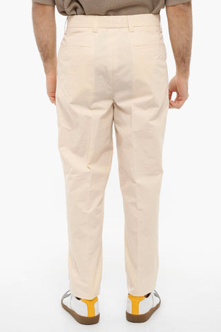 Pantaloni a 2 Pince GINI a Vita Alta