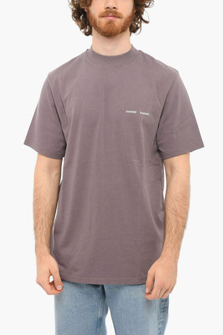 Crewneck NORSBRO Short Sleeved T-shirt With Logo Print