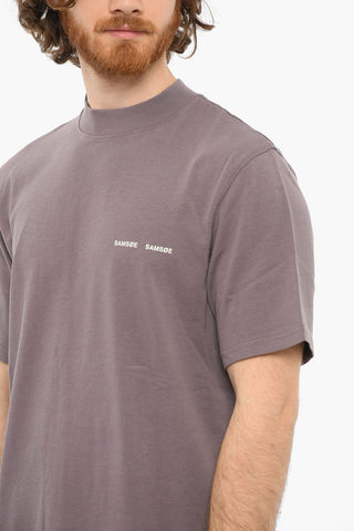 Crewneck NORSBRO Short Sleeved T-shirt With Logo Print