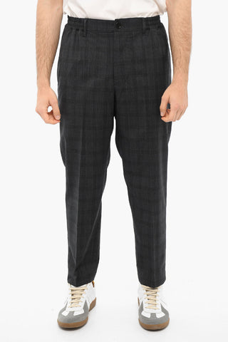 Elastic Waist BOUT Tartan Pants