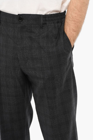 Elastic Waist BOUT Tartan Pants