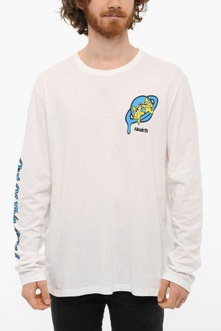 Crewneck Printed HIGH FIVE Long Sleeved T-shirt
