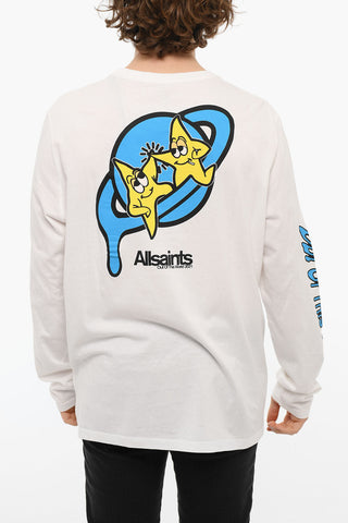 Crewneck Printed HIGH FIVE Long Sleeved T-shirt