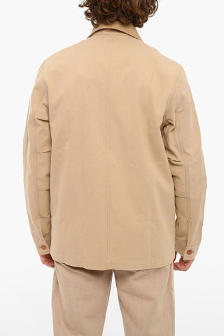 Cappotto HUMUS Sfoderato Con Collo In Velluto