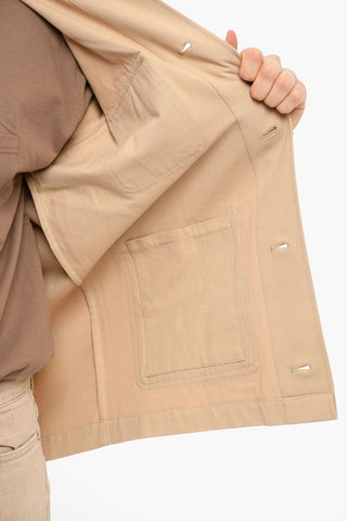 Cappotto HUMUS Sfoderato Con Collo In Velluto